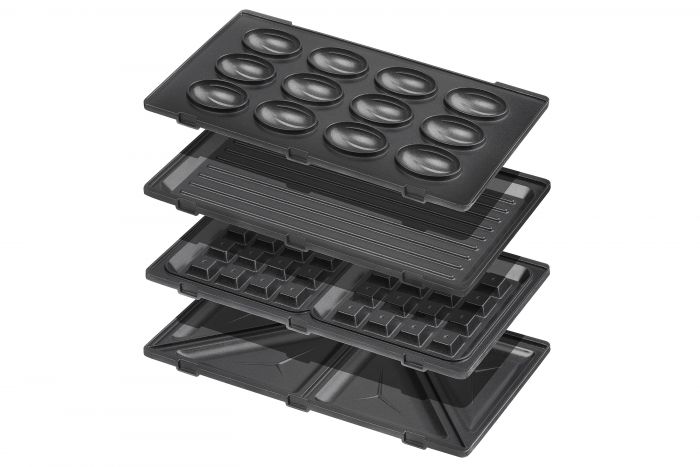 Мультимейкер  Ardesto SM-H400S/ 4 змінних плити/700Вт/чорний+метал