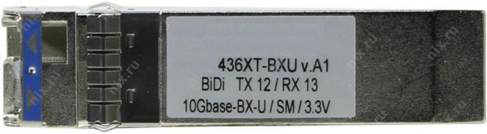 SFP+Трансiвер 436XT-BXU/40KM 1x10GBaseLR, WDM, SM 40км, LC