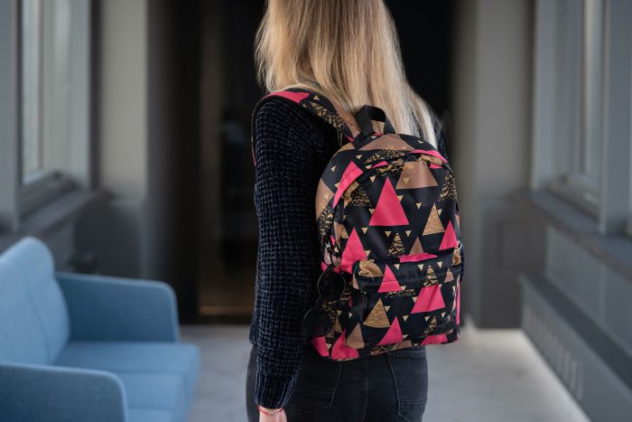Рюкзак 2Е, TeensPack Triangles, чорний