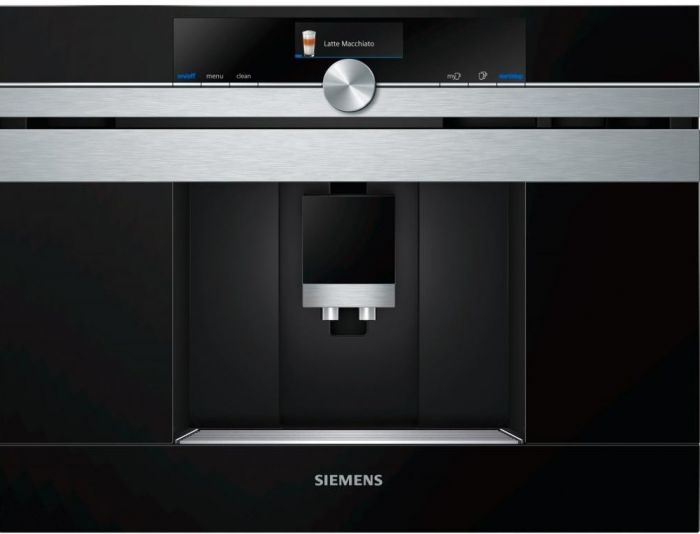 Вбудовувана кавоварка Siemens CT636LES1 -19Бар/1600Вт/дисплей/чорний