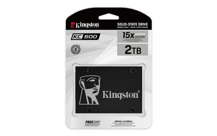 Накопичувач SSD Kingston 2.5" 2TB SATA KC600