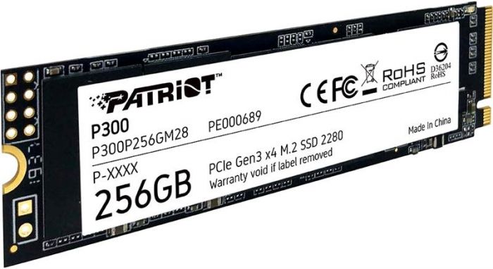 Накопичувач SSD Patriot M.2  256GB PCIe 3.0 P300