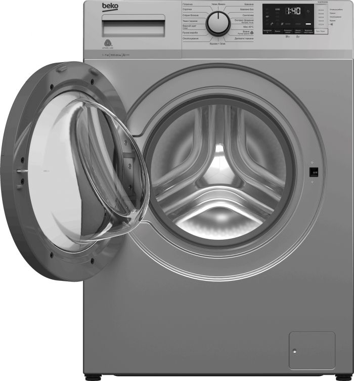 Пральна машина з фронт. зав. BEKO WUE7512XSS, 7кг, 1000, A+++, 45см, Дисплей, Білий