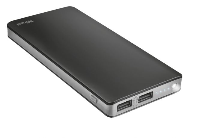 Портативний зарядний пристрій Trust Primo Thin 10000 mAh BLACK