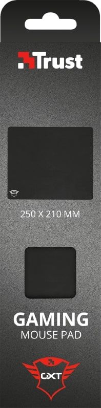 Килимок для миші Trust GXT 752 MOUSEPAD M Black (250x210x3мм)