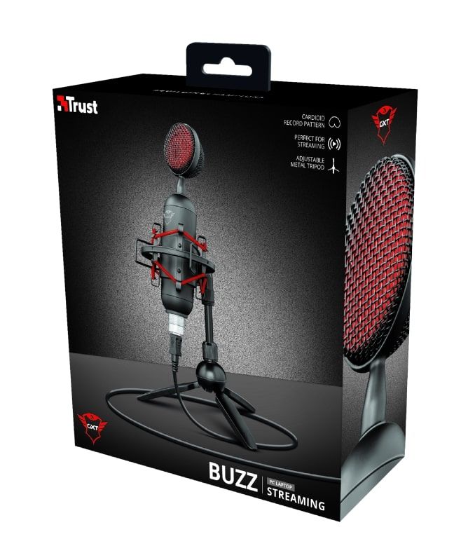 Мікрофон Trust GXT 244 Buzz USB Streaming Microphone Black