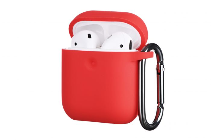 Чохол 2Е для Apple AirPods, Pure Color Silicone (3.0mm) , Red