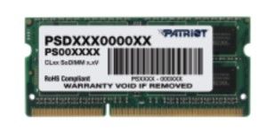 Пам'ять ноутбука Patriot DDR3 8GB 1600 1.35/1.5V