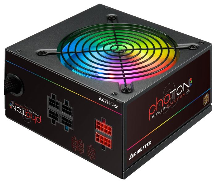 Блок живлення CHIEFTEC Photon  (750W), >85%, 120мм, 1xMB 24pin(20+4), 1xCPU 8pin(4+4), 4xMolex, 6xSATA, 4xPCIe 8pin(6+2), Modular