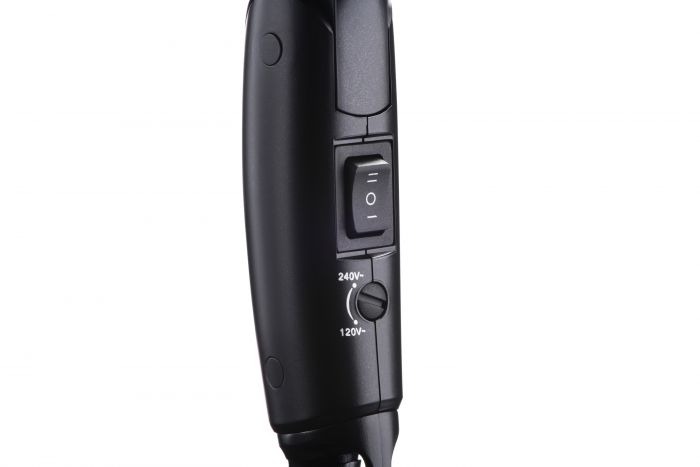 Фен Ardesto HD-Y120T/ дорожній/1200Вт/складна ручка/2 швидкості/ 2 темп. режими/чорний