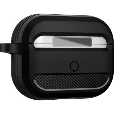 Чохол Spigen для Airpods Pro Rugged Armor, Black