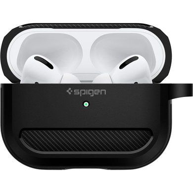 Чохол Spigen для Airpods Pro Rugged Armor, Black