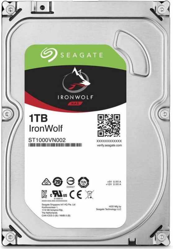 Жорсткий диск Seagate  1TB 3.5" 5900 64MB SATA IronWolf