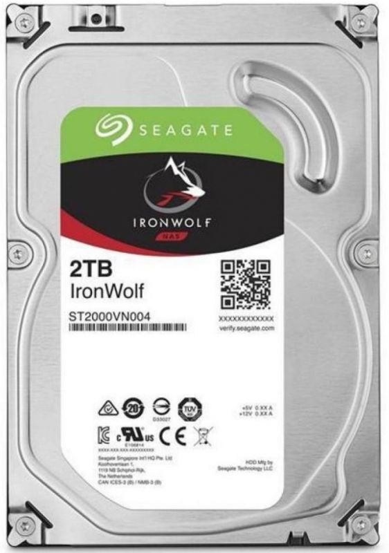 Жорсткий диск Seagate  2TB 3.5" 5900 64MB SATA IronWolf