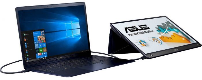 Монітор портативний LCD 15.6" Asus ZenScreen MB16AMT mHDMI, USB-C, MM, IPS, 7800mAh, Touch