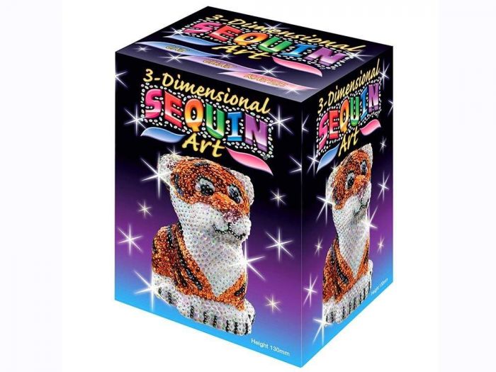 Набір для творчості Sequin Art 3d Тигр