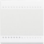 Bticino LivingLight Вимикач з гвинтовими клемами, розмір 2 модуля, колір білий