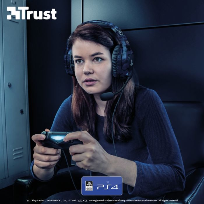Гарнітура Trust GXT 488 Forze-G для PS4 Blue