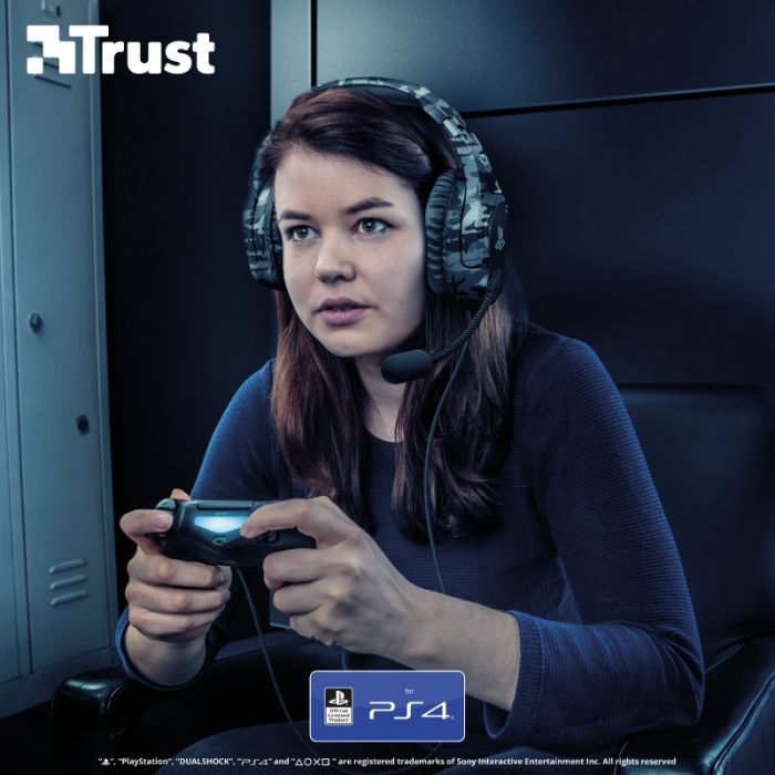 Гарнітура Trust GXT 488 Forze-G для PS4 Grey