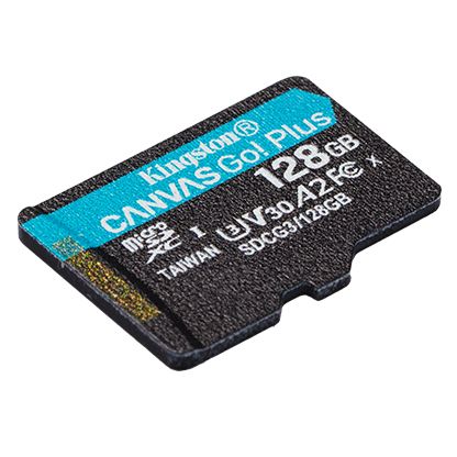 Карта пам'яті Kingston microSD  128GB C10 UHS-I U3 A2 R170/W90MB/s