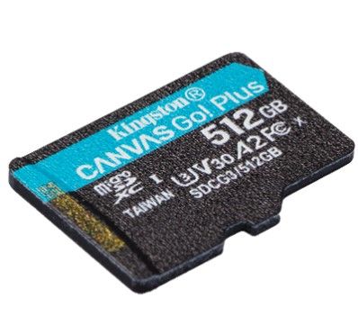 Карта пам'яті Kingston microSD  512GB C10 UHS-I U3 A2 R170/W90MB/s