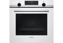 Вбудовувана електрична духова шафа Siemens HB557GSW0R - Ш-60см/10 реж/71 л./А/диспл/білий