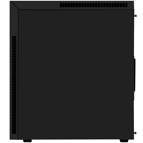 Корпус SilverStone KUBLAI KL07B,MidT, USB3.0x2, Type-Cx1, 3x140мм, шумоізоляція, без БЖ, чорний
