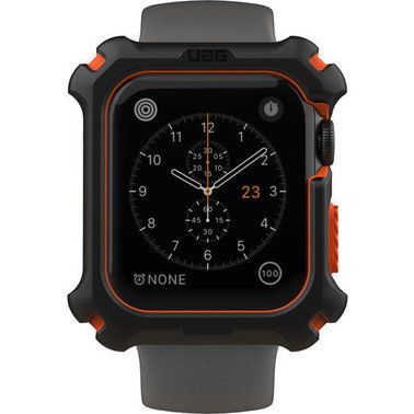 Чохол UAG для Apple Watch 44 Case, Black/Orange