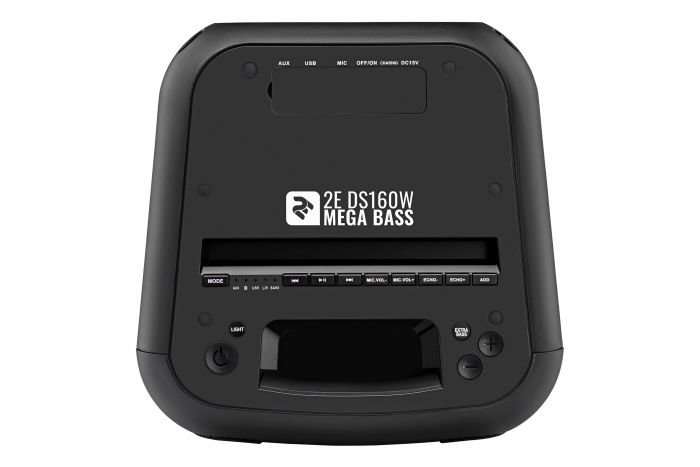 Акустична система 2E DS160W MEGA BASS TWS, USB, LED, Wireless Mic