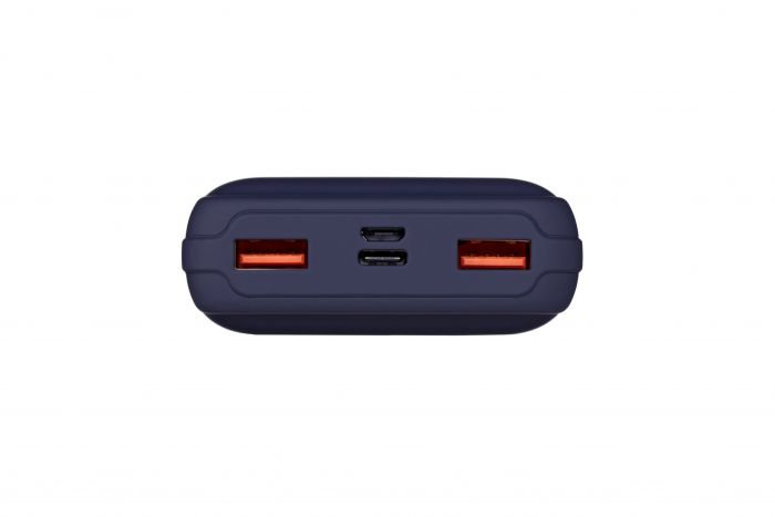 Портативний зарядний пристрій Power Bank 2E 20000mAh, DC 5V, PD, QC3.0-2USB, MicroUSB, Type-C, darkblue