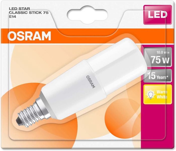 Лампа світлодіодна OSRAM LED STAR STICK 75 10W 1055Lm 2700K E14
