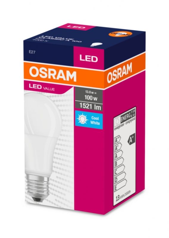 Лампа світлодіодна OSRAM LED A100 13W 1521Lm 4000К E27