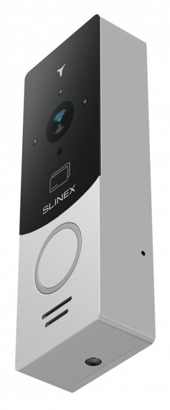 Панель виклику Slinex ML-20CRHD, персональна, 2MP, 115 градусів, безконтактна картка, сріблястий чорний