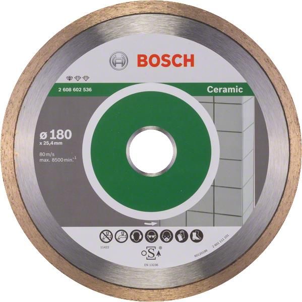Диск алмазний Bosch Standard for Ceramic180-25.4