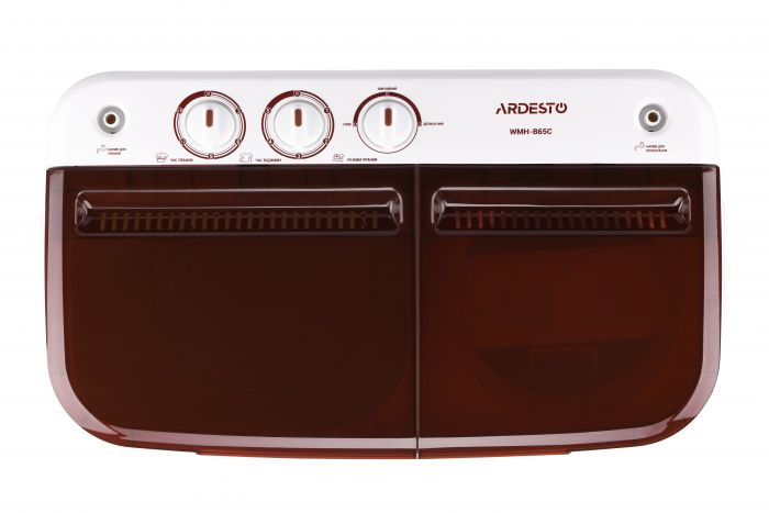 Пральна машина напівавтомат ARDESTO WMH-B65C, 6.5кг, 1350, 41см, Білий