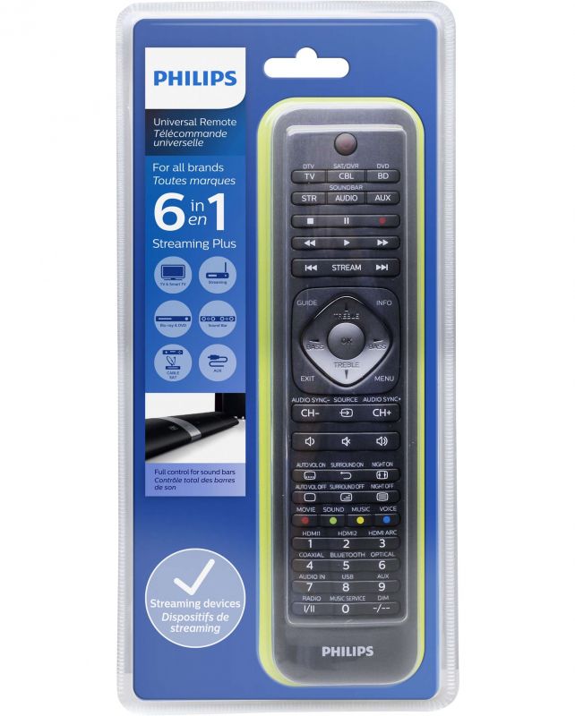 Універсальний пульт ДК Philips SRP5016 6в1