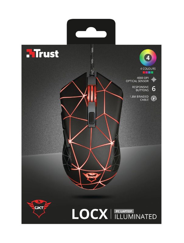 Миша GXT133 LOCX MOUSE BLACK