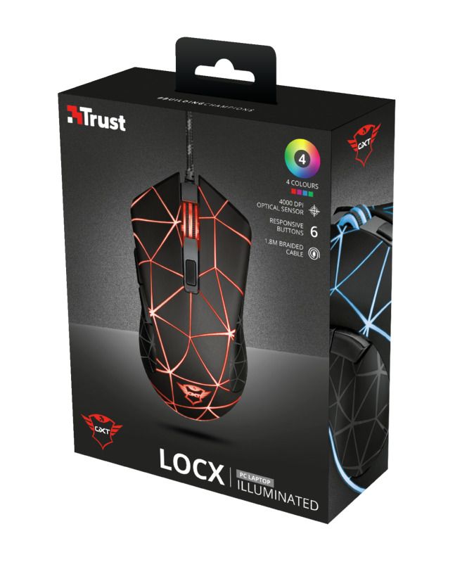 Миша GXT133 LOCX MOUSE BLACK