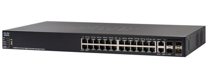 Комутатор Cisco SF550X-24MP 24-Port 10/100 PoE Stackable Managed Switch