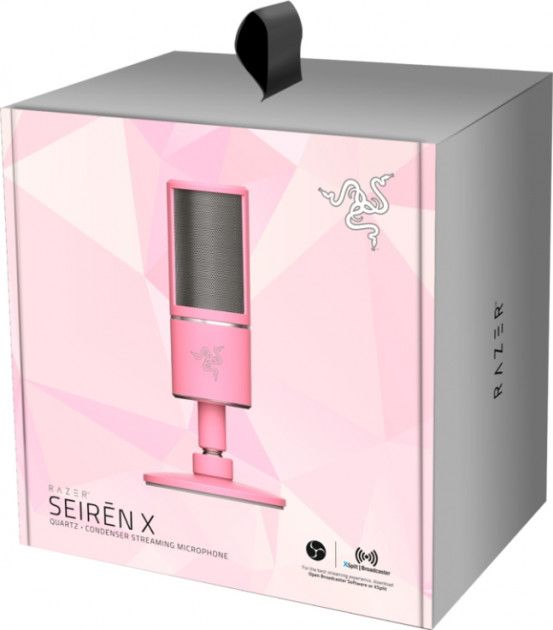 Мікрофон Razer Seiren X Quartz USB Pink