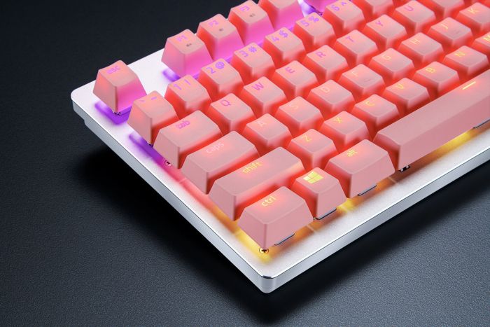 Набір кейкапів для клавіатури Razer PBT Keycap Upgrade Set - Quartz Pink 120шт.