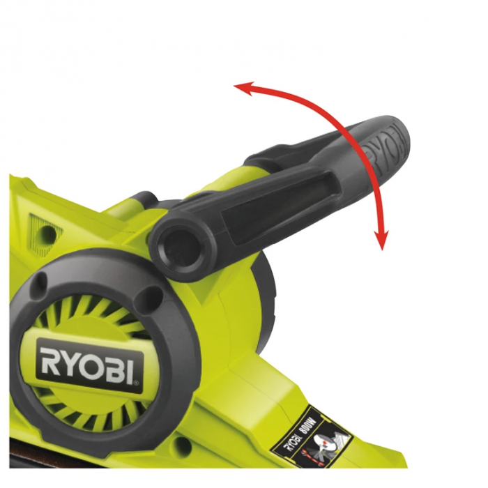 Ryobi Шліфмашина стрічкова EBS800V 800В, 76мм, рамочна