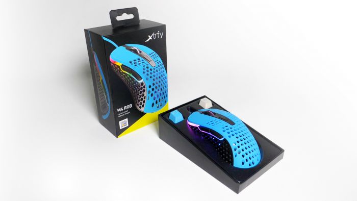 Миша Xtrfy M4 RGB USB Miami Blue