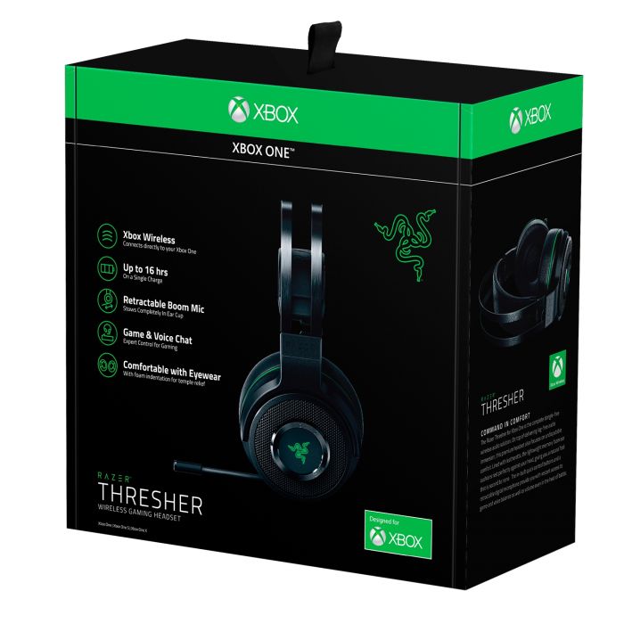 Гарнітура консольная Razer Thresher Xbox One WL Black/Green