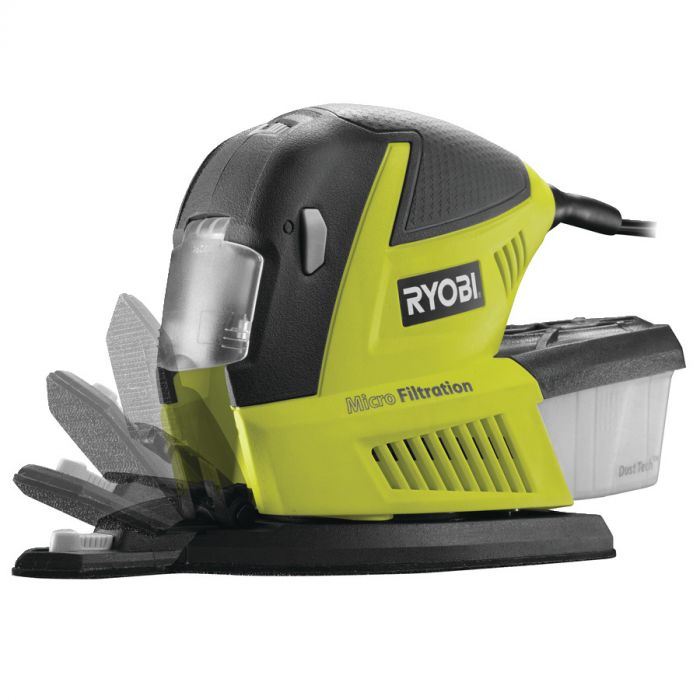Ryobi Дельташліфмашина RMS180-SA30 180Вт + 30 шліф.листів