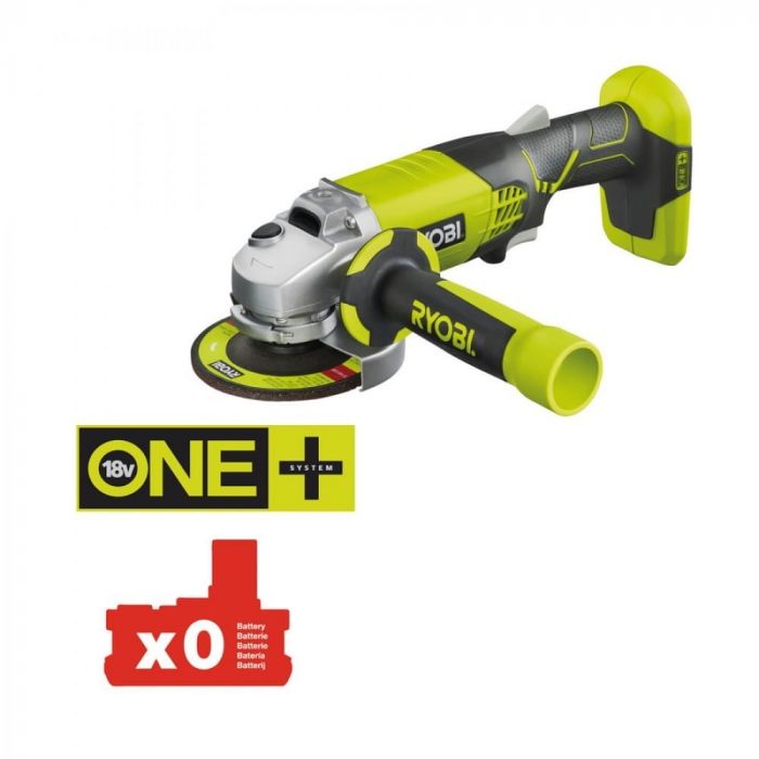 Ryobi Набір інструментів ONE+ R18DDAG-252S: шуруповерт R18DD3, КШМ R18AG