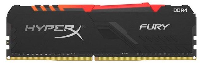 Пам'ять до ПК Kingston DDR4 3200 8GB HyperX Fury RGB