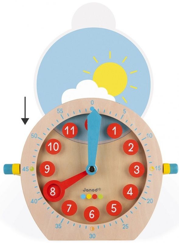 Розвиваюча іграшка Janod Вчимося називати час J05076