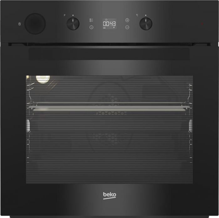 Вбудовувана електрична духова шафа Beko BIS24300BDS - Ш-60см/8 реж/71л./А/диспл/чорний