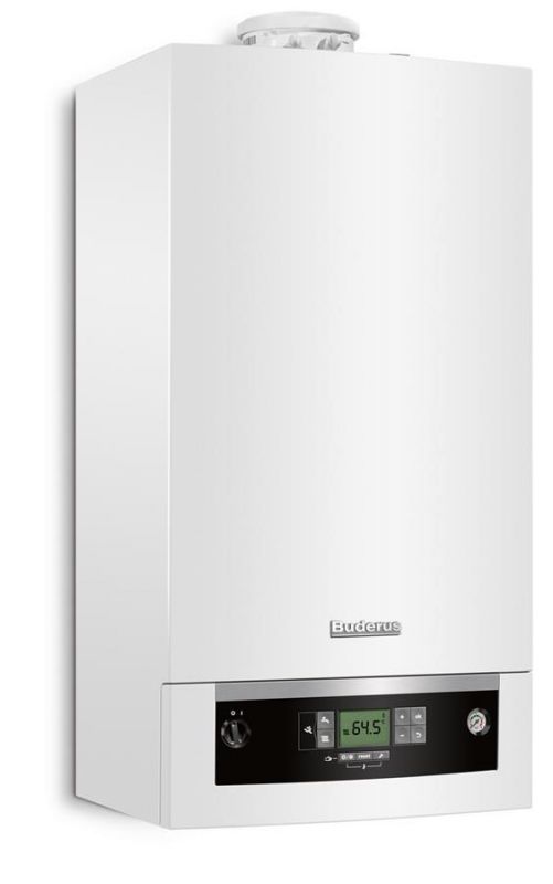 Котел газовий Buderus Logomax Plus GB062-24 KD, конденсаційнний, двоконтурний, 24 кВт, настінний